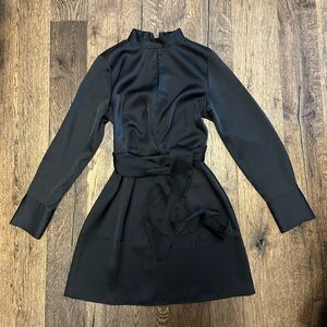 Banana Republic black mini dress